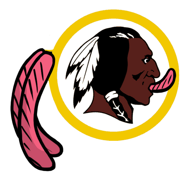 Washington Redskins Half Smokes Logo fabric transfer